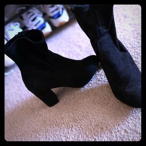 Candies Black Booties